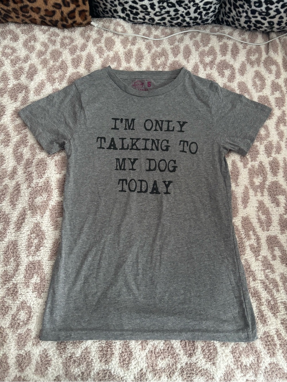 crazy dog grey t shirt